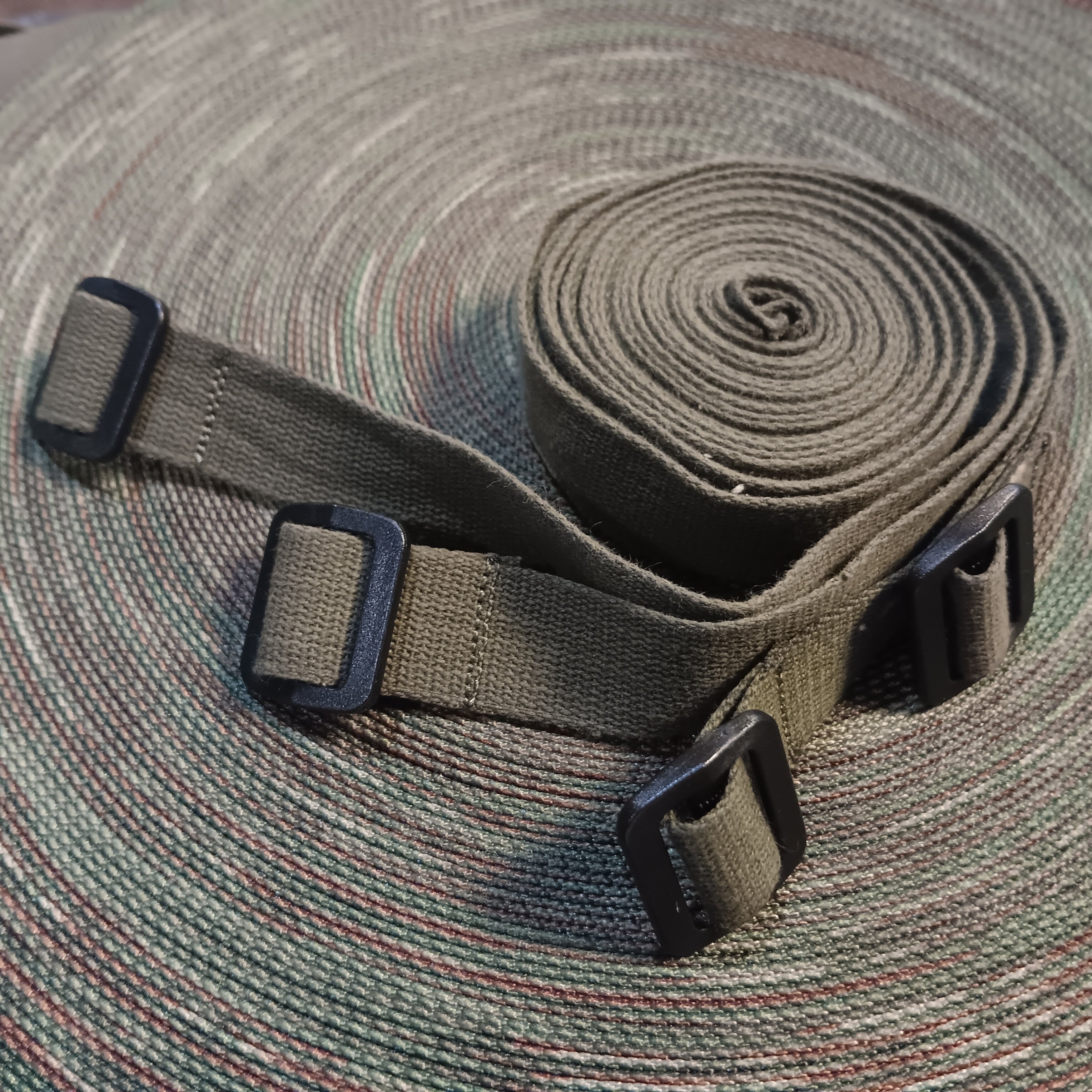 Webbing  Straps, Olive Drab, Surplus, 0.75 inch wide