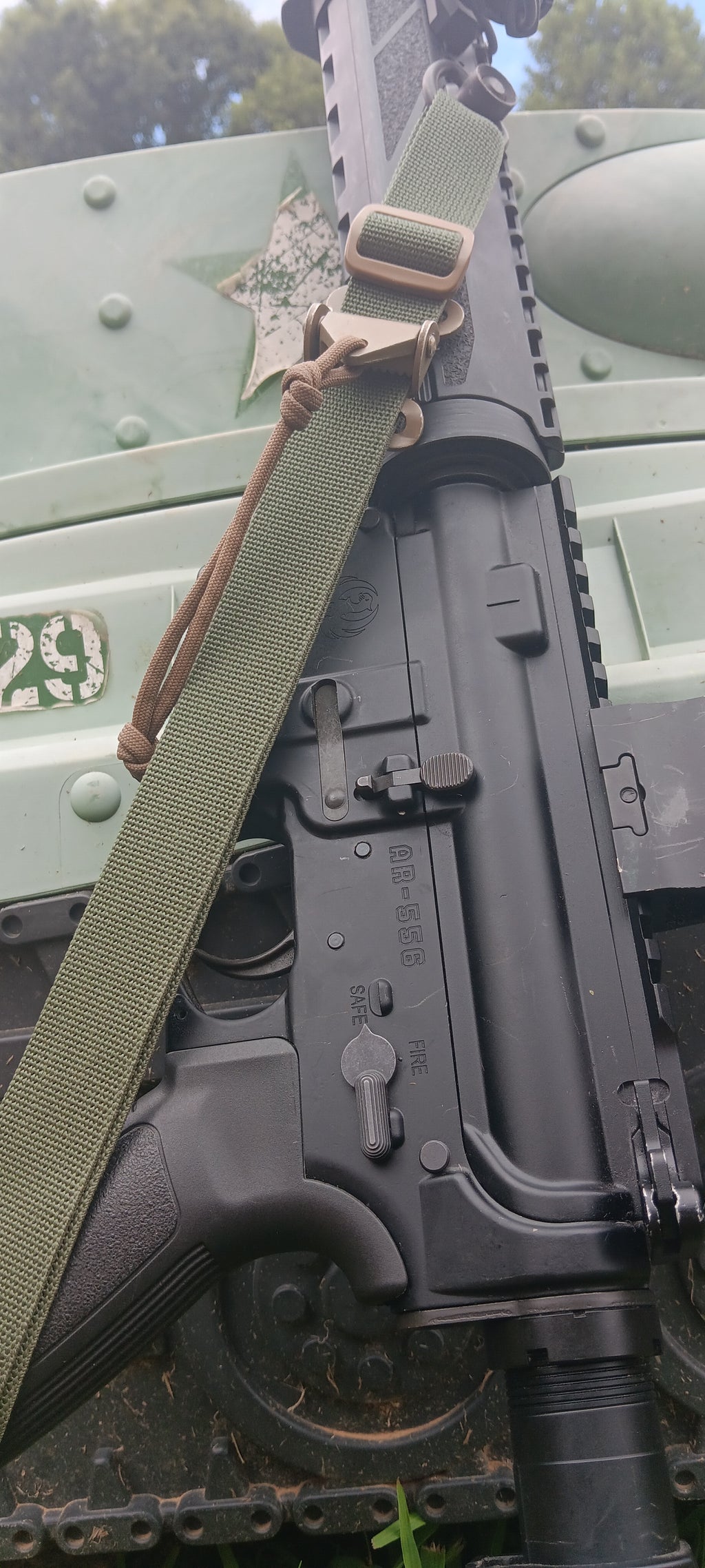 Quick adjust tactical sling "Nr.2" w/ steel cam adjuster