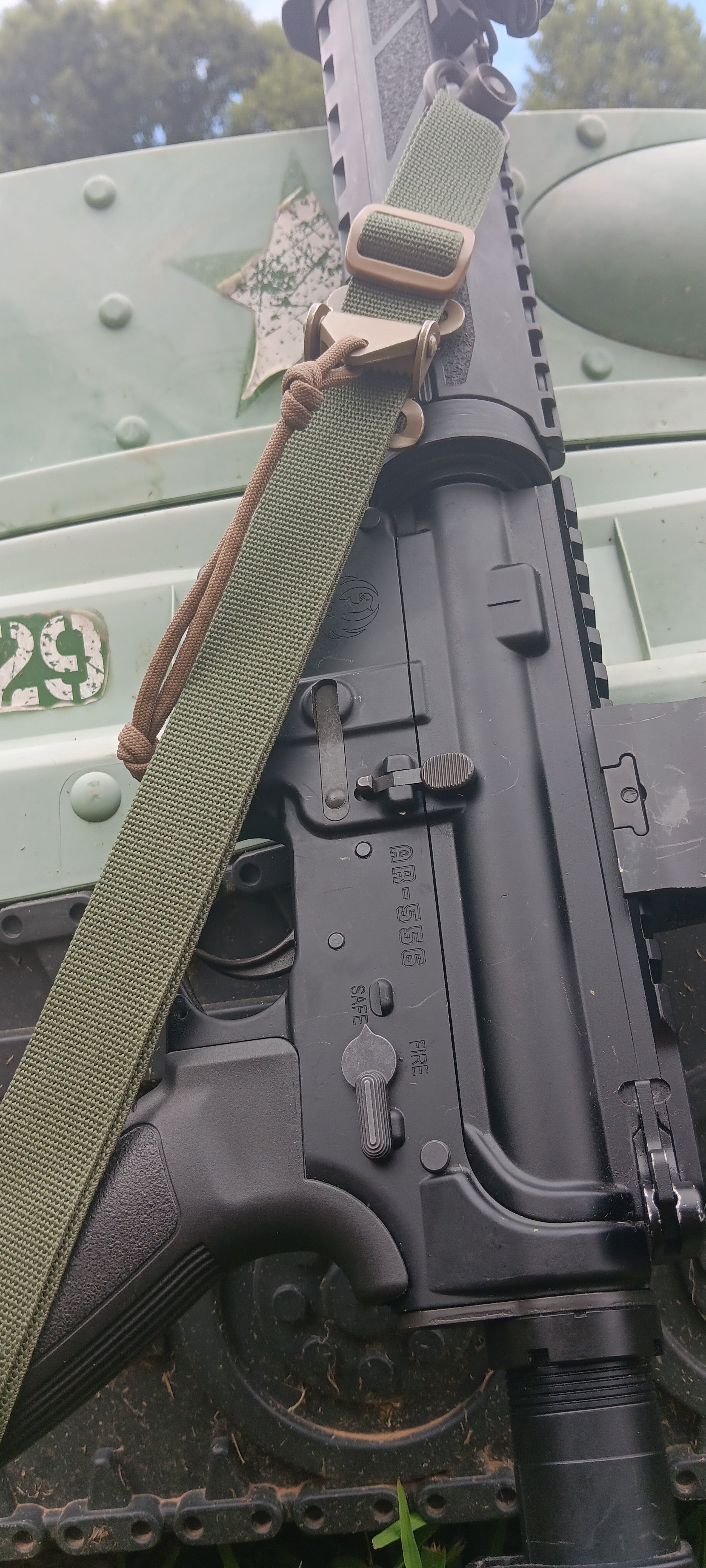 Quick adjust tactical sling "Nr.2" w/ steel cam adjuster