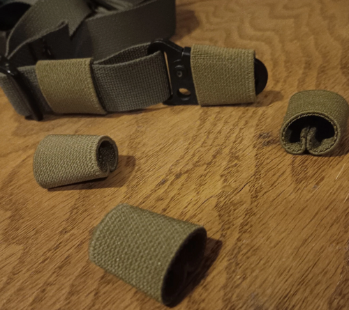 Mil-Spec Elastic Webbing Keepers / Silencers