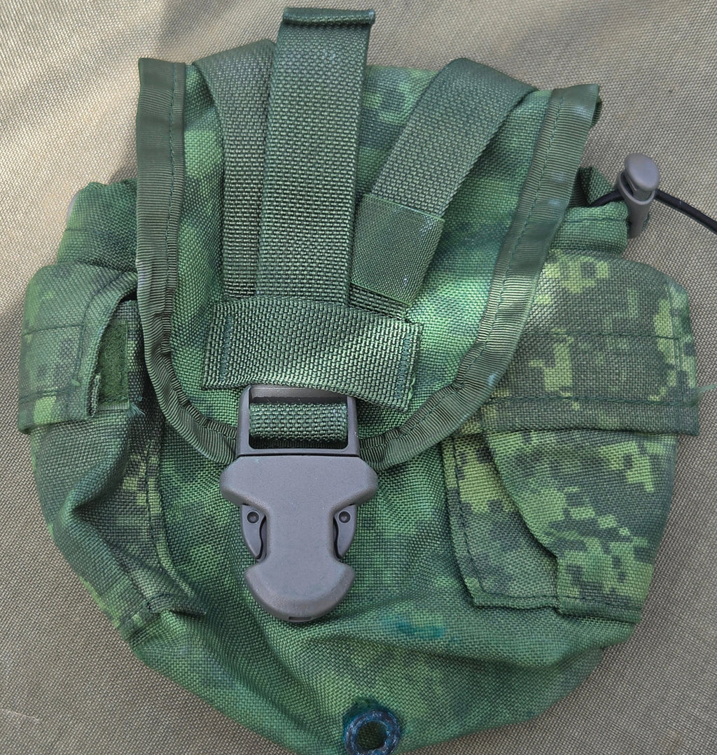 Repaired, Dyed and Camouflaged Surplus UCP Canteen Pouches
